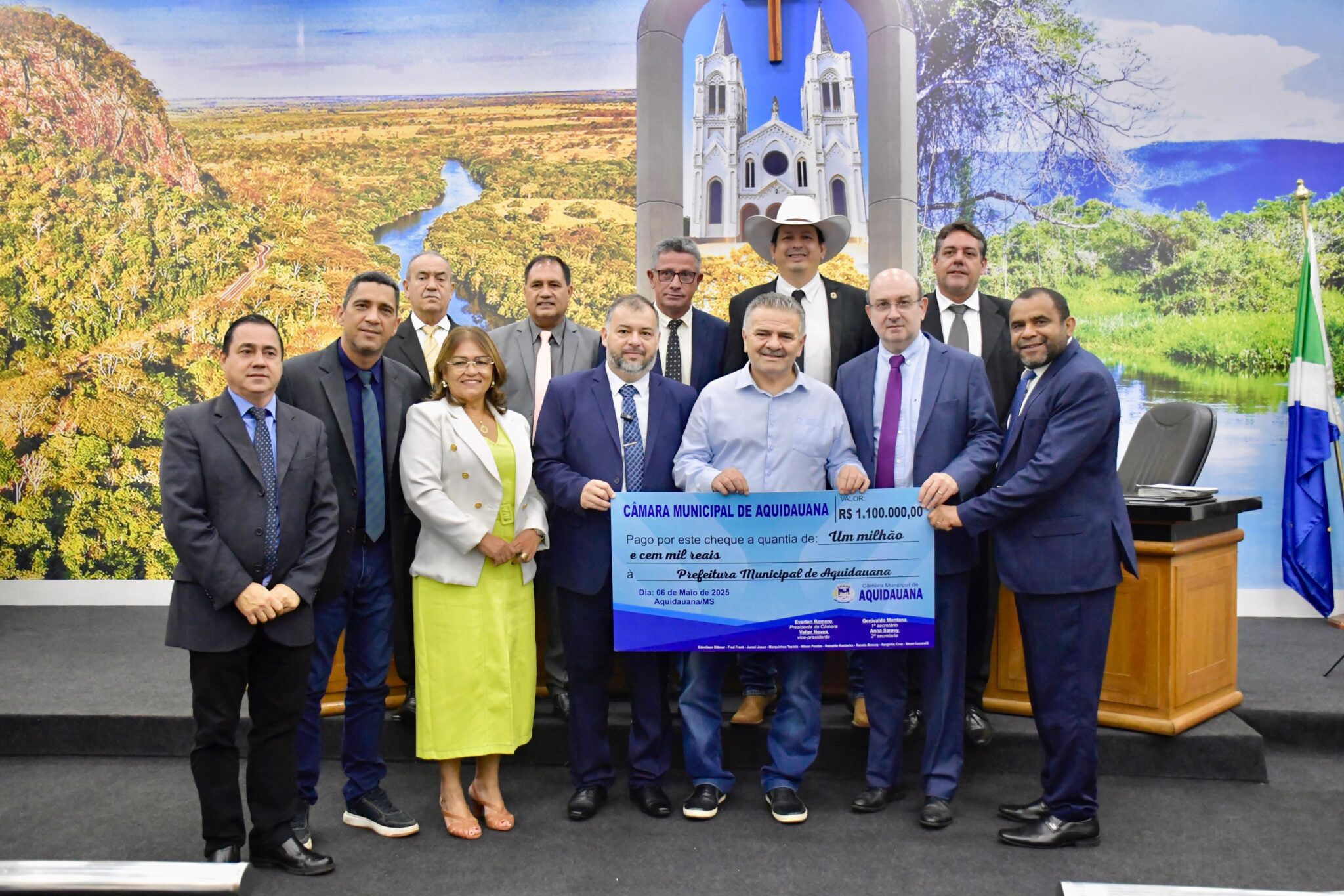 Câmara de Aquidauana vota 79 projetos e devolve mais de R$ 1 milhão ao Executivo no 1º semestre de 2025