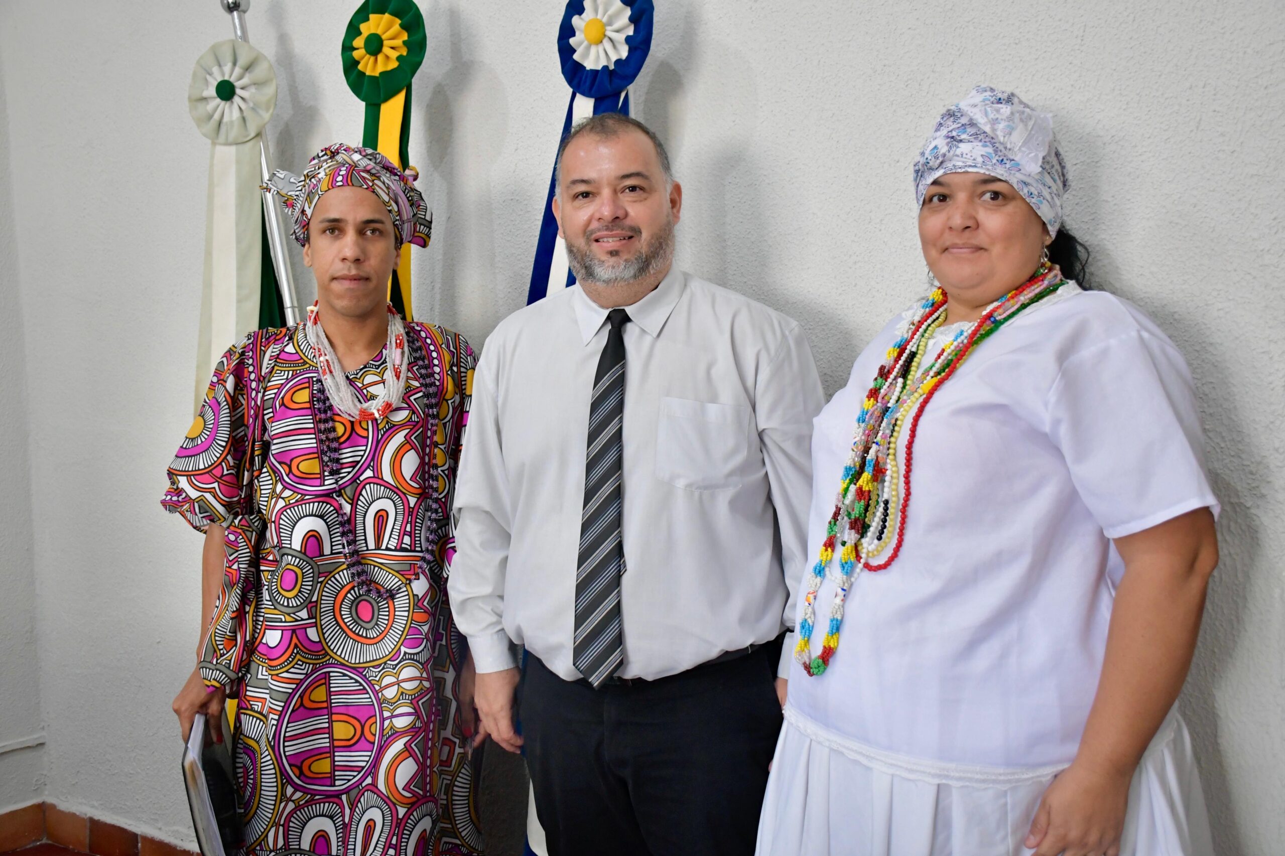 Presidente da Câmara recebe Associação dos Povos de Matrizes Africanas de Aquidauana e Anastácio