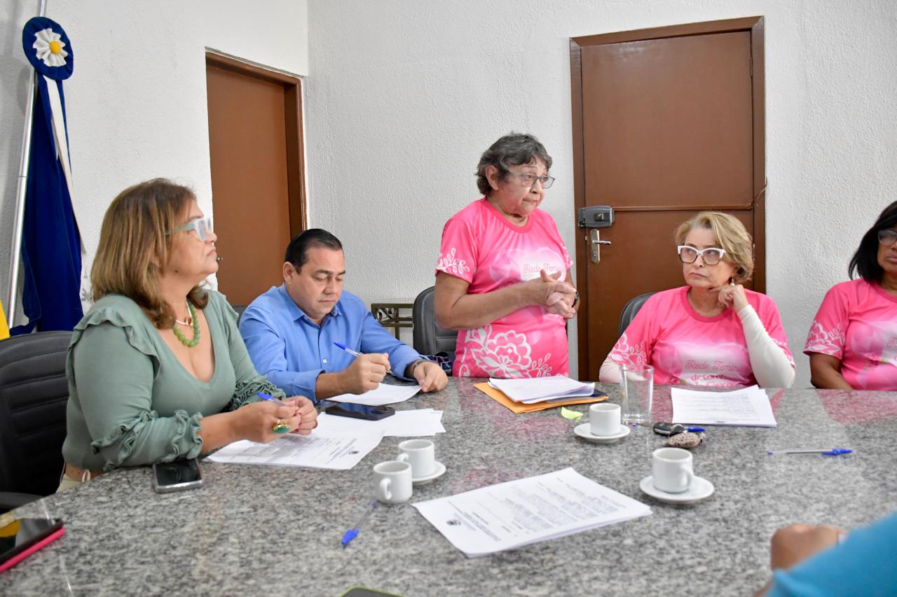 Melhorias no atendimento oncológico são pauta de reunião entre a Rede Feminina e vereadores