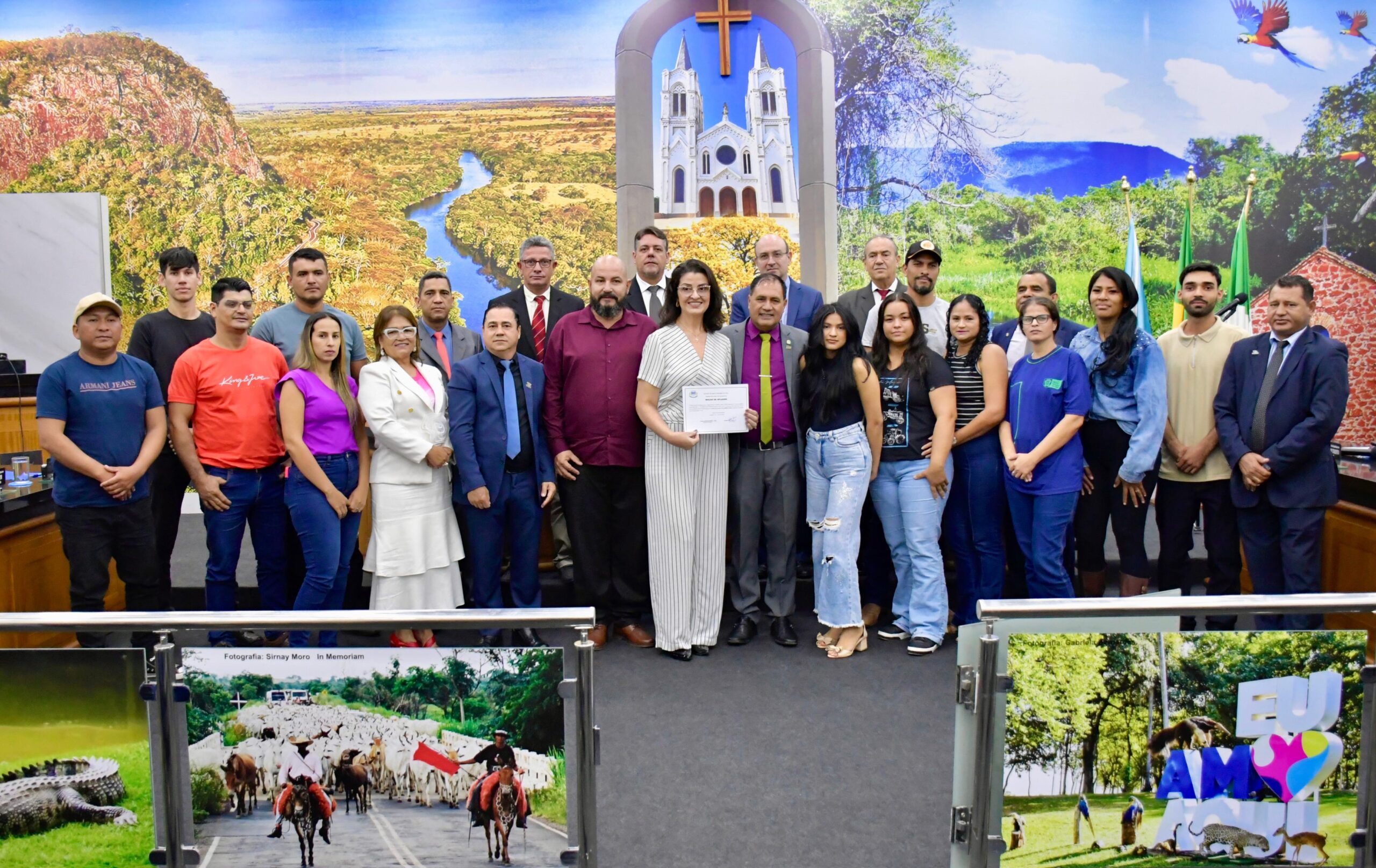 Professora do CEJAR é homenageada pelo vereador Fred Frank