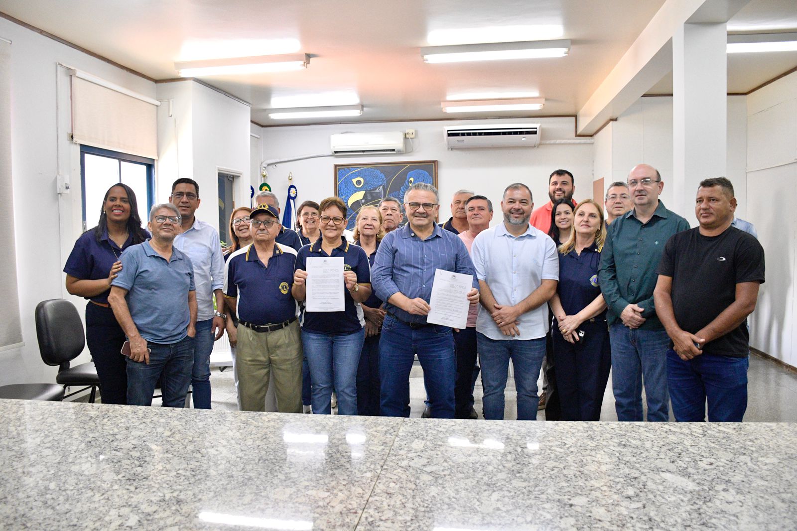 Legislativo participa de sanções de leis voltadas ao Lions Clube de Aquidauana