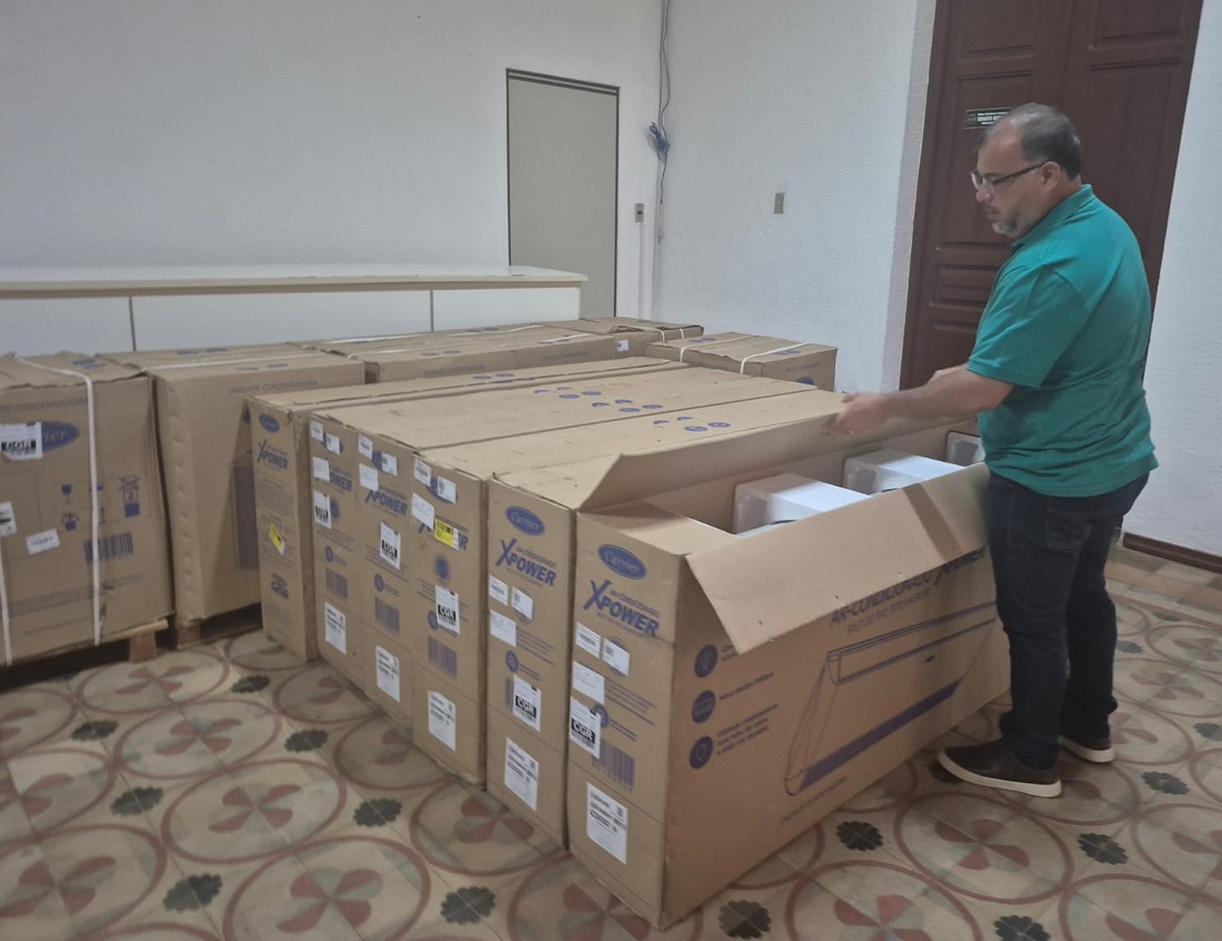 Legislativo investe na climatização do Plenário Estevão Alves Corrêa
