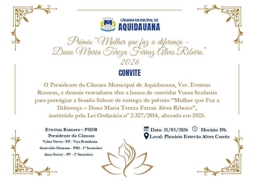 Legislativo altera pauta da semana devido a evento nacional em Cipolândia