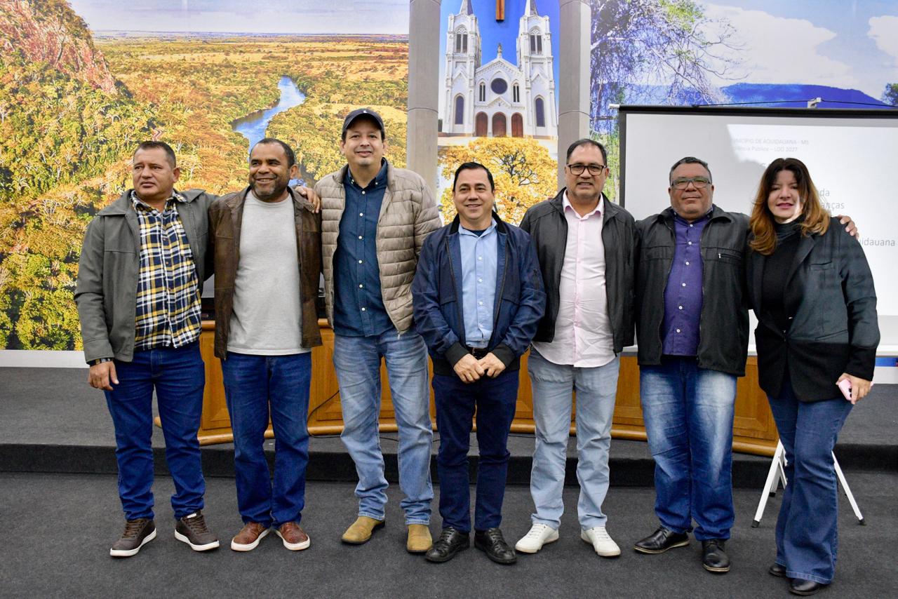 Câmara e Prefeitura de Aquidauana discutem metas orçamentárias em Audiência Pública da LDO 2027