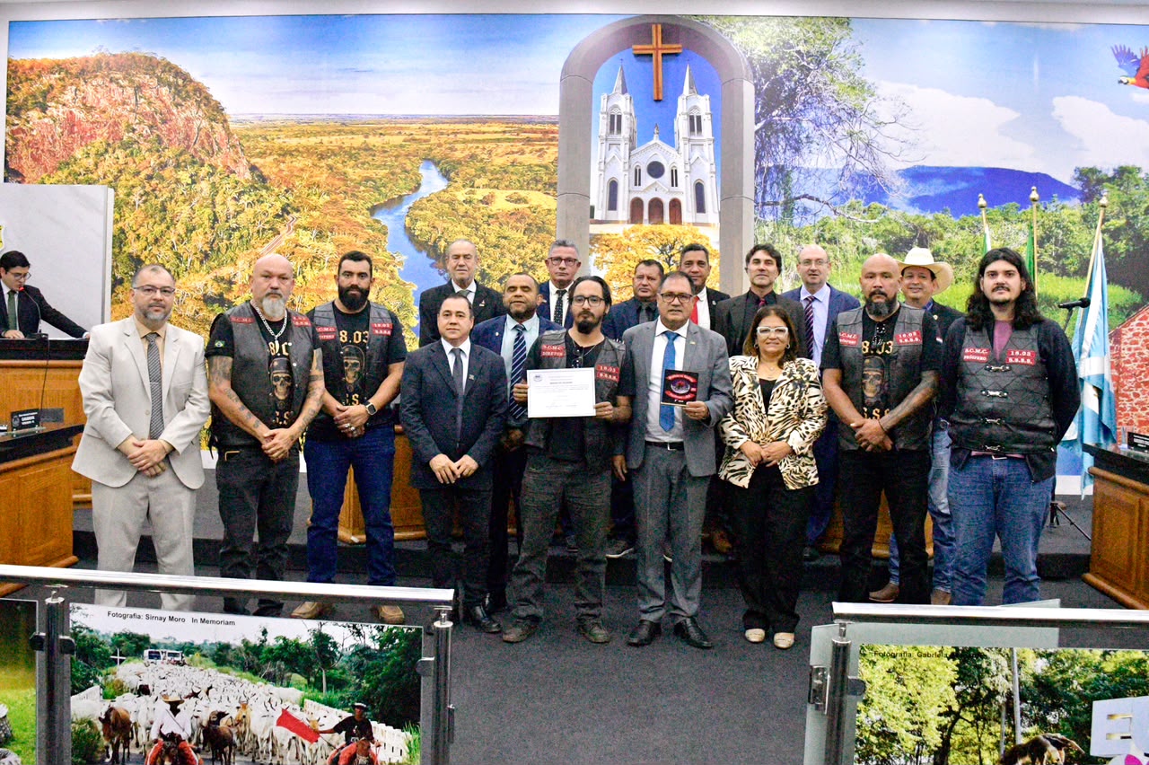 Moção de Aplausos reconhece Sombras no Caminho Motos Clube